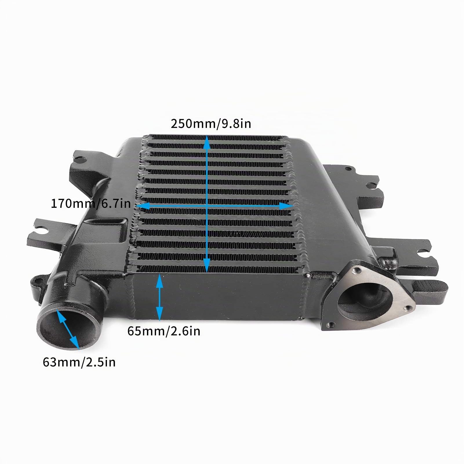 aqxreight - Turbo Intercooler, Intercooler Turbo in lega di alluminio per auto Refit Fit per Nissan GU Y61 PATROL ZD30 3.0L