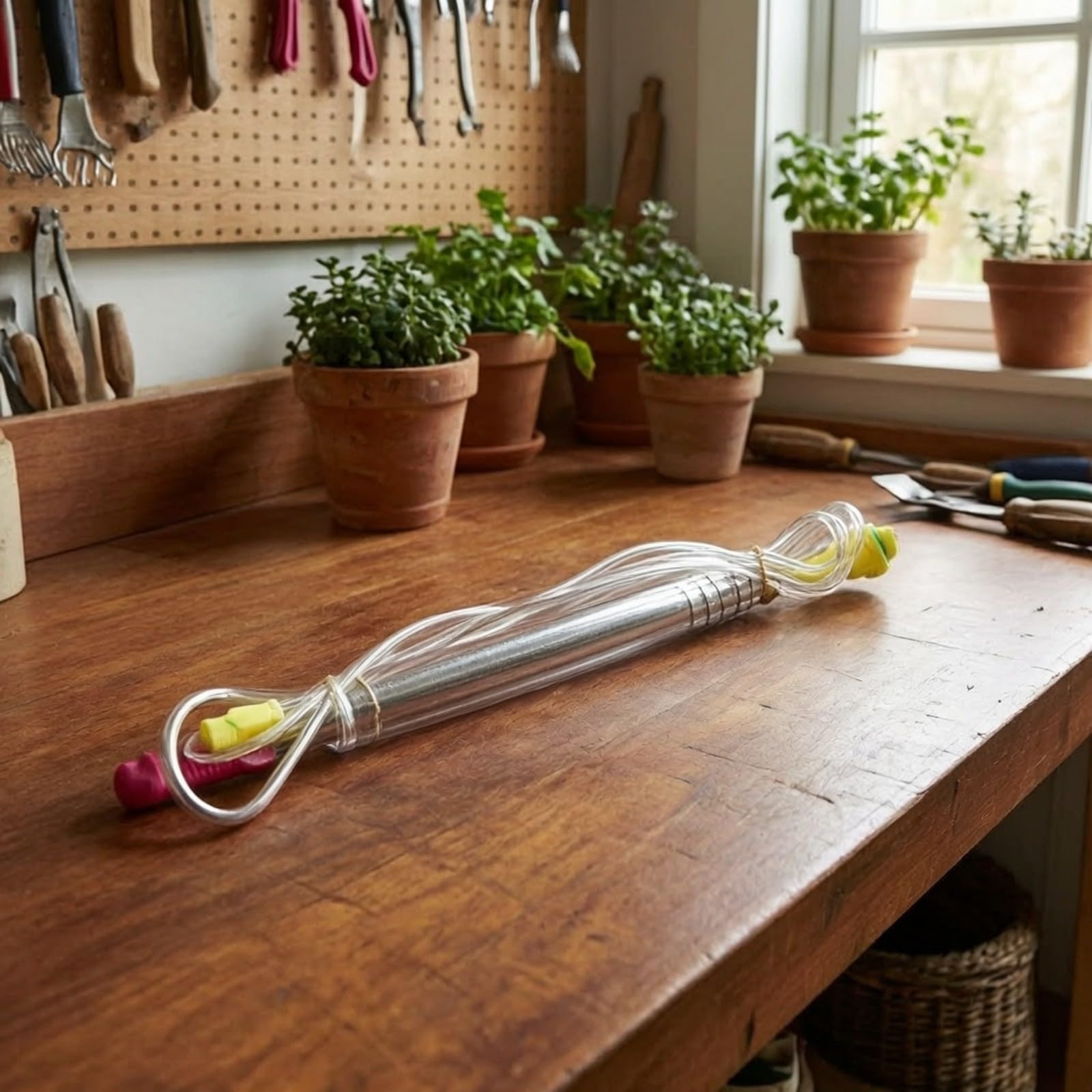 KESOTO Asta di Prolunga per Spruzzatore In Acciaio Inox, Asta Telescopica per Spruzzatore Elettrico, Resistente, Giardino, Pulizia, Agricoltori, 3.6M