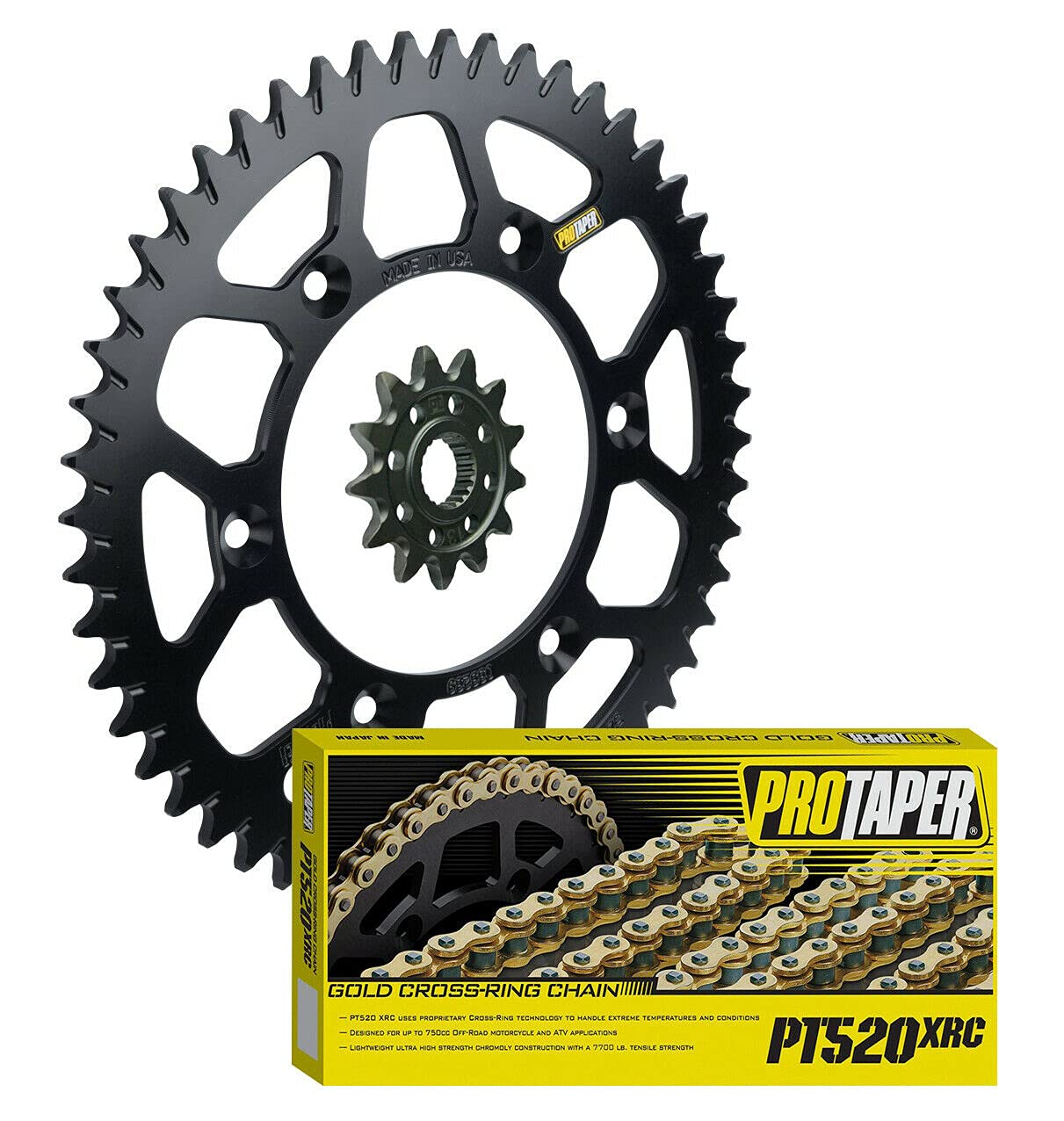 ぅぃ Amazon.com: Pro Taper Front & Rear Sprockets & PT520XRC X