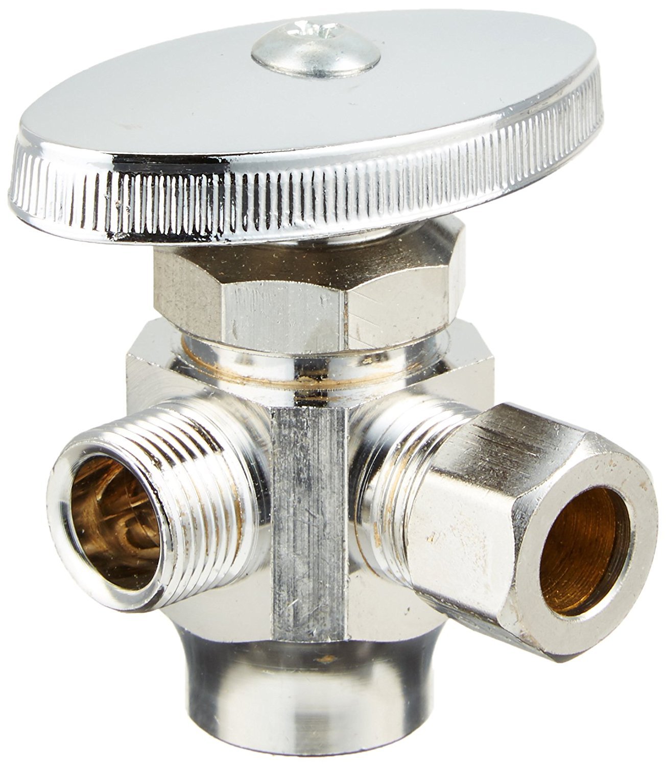 BrassCraft R1901LRX C1 Dual Outlet Stop with Sweat Inlet 1/2Inch