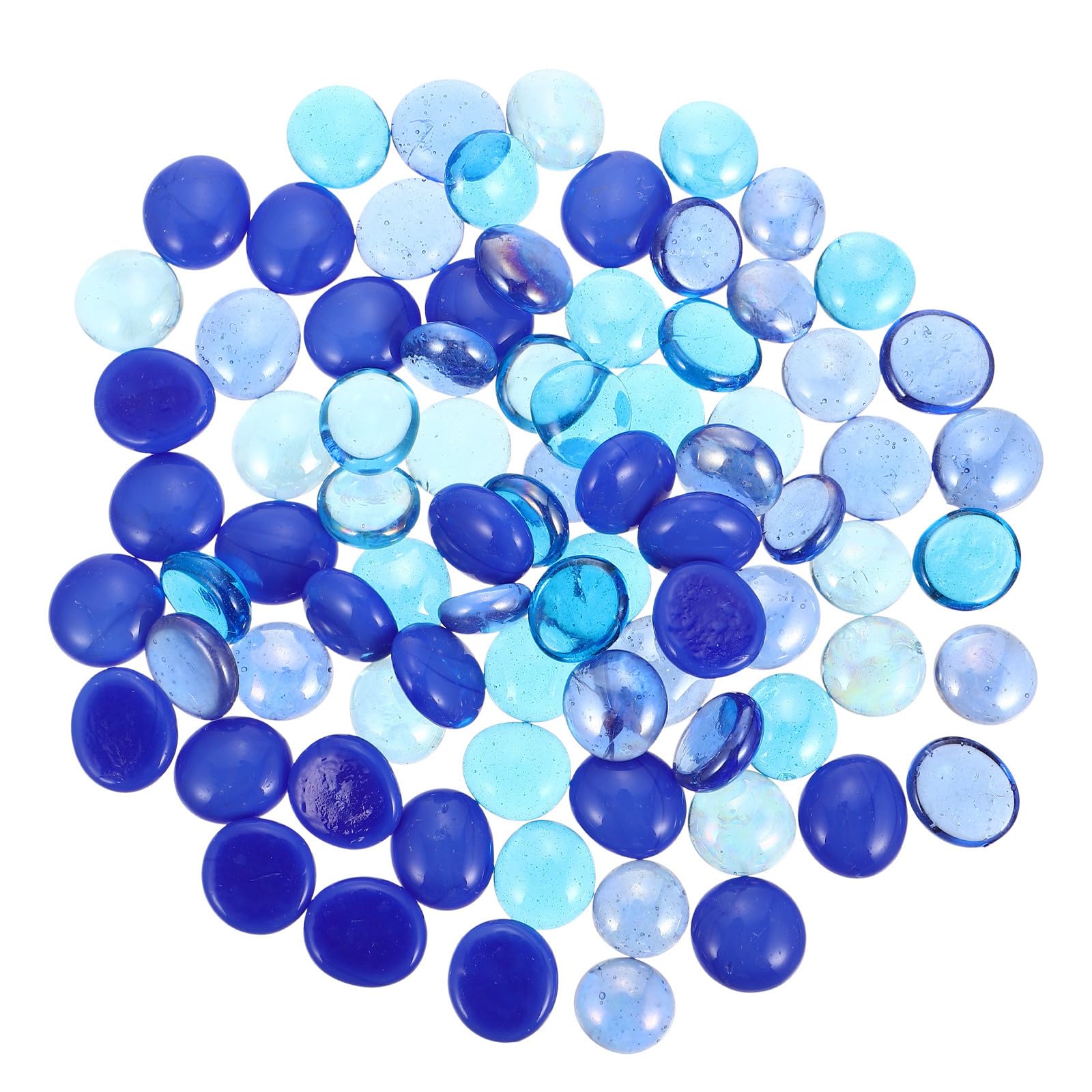 Azulejo de vidrio azul para manualidades y tardes creativas de actividades padre e hijo