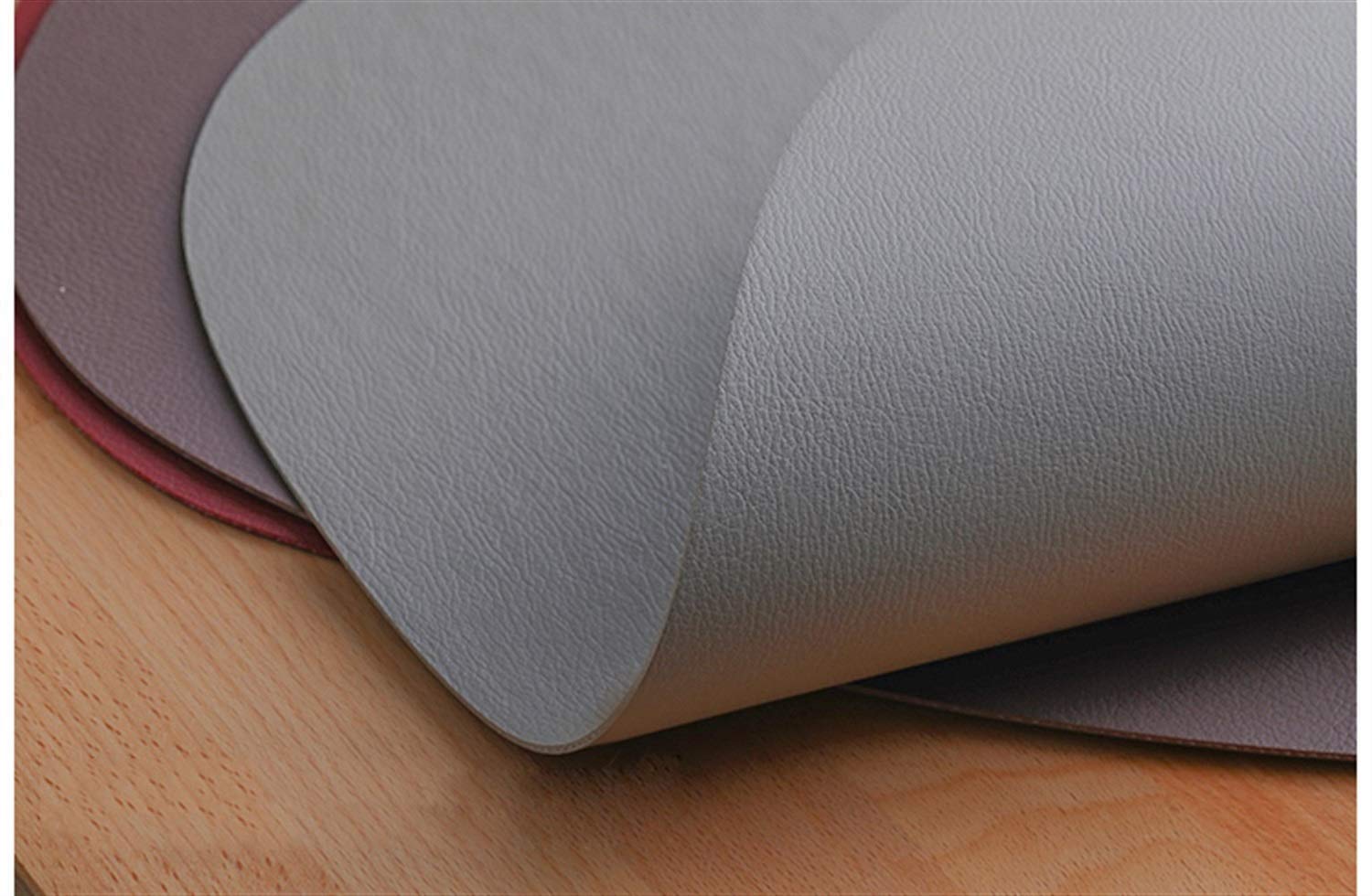 Podkładka w kształcie kropli Premium PU Mata na stół Mata na stół w kawiarni Bar Counter Mat Ceramiczna podstawka Podkładka pod garnek do zupy Czterokolorowa podkładka (szary # 1)