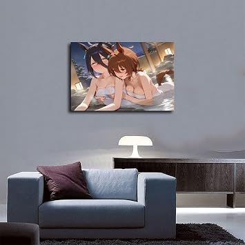 AI Japanese Anime, AI Sexy Girl, AI Anime Drawing53 Canvas Poster Wall Art Decor Print Picture Paintings for Living Room Bedroom Decoration Unframe: 12x18inch(30x45cm)