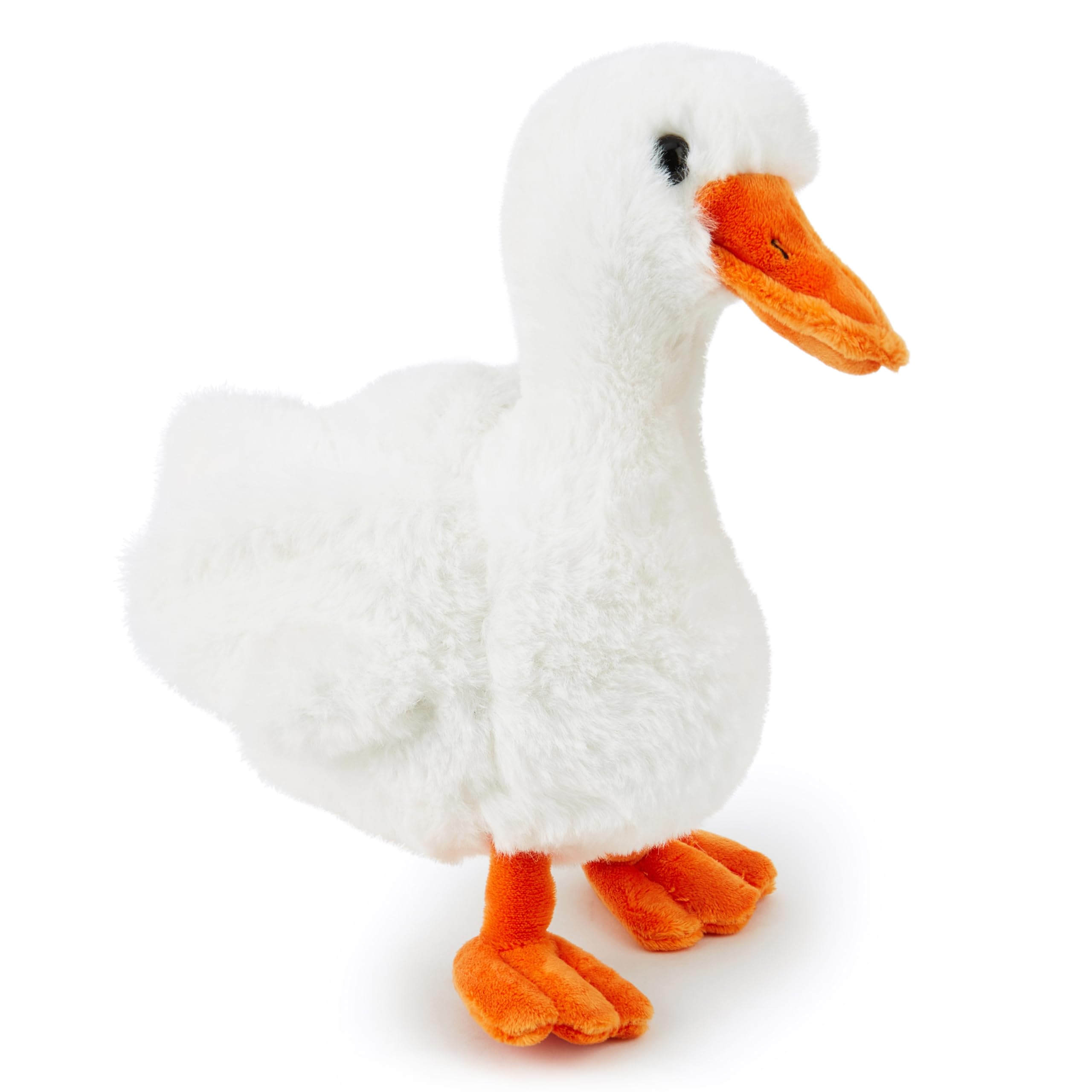 Zappi Co Pluszowa kaczka (25 cm) - Urocza, miękka kaczka, przyjazna dla środowiska, idealna na przygody nad dziecięcym stawem, wykonana z zrecyklingowanego materiału