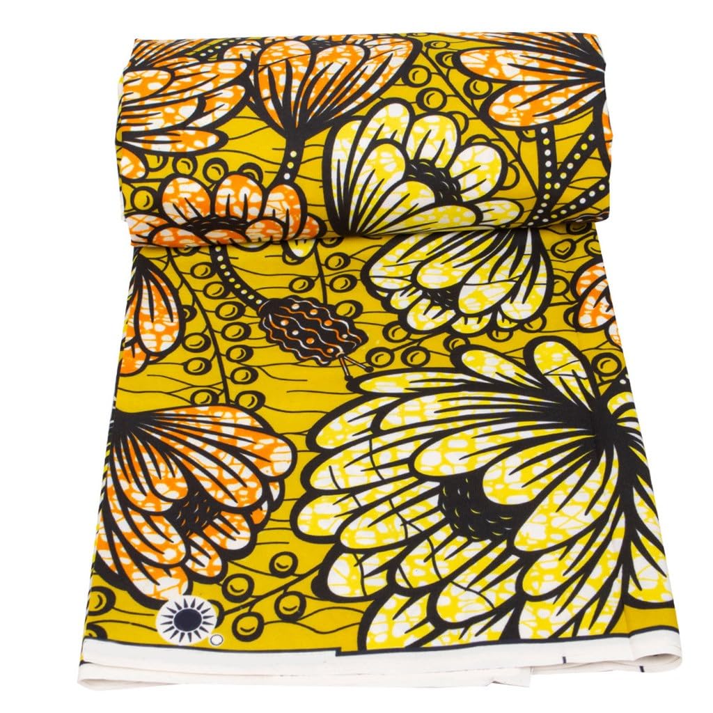Tessuto con stampa batik nazionale africano Tessuto batik africano in poliestere con stampa a doppia penetrazione