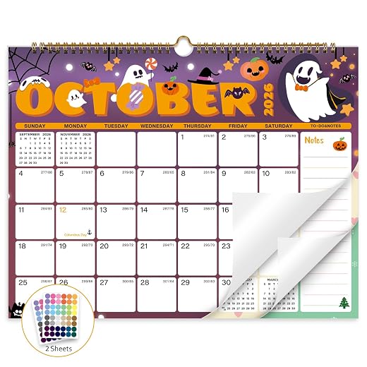 XISIDO 2026-2027 Wall Calendar, July 2026-Dec 2027, 18 Month, 14.8"x11.5"