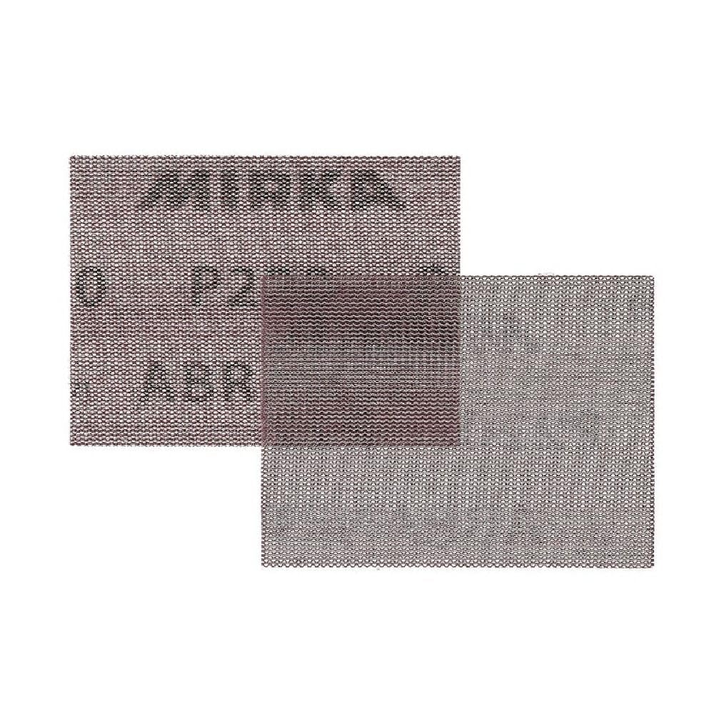 Mirka 9 A-129 – 240 3 x cm 240 Grit abrasivos polvo libre hojas de lija de malla, caja de 50 hojas