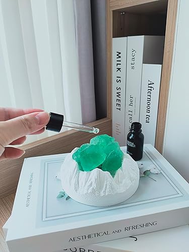 Miniatura 6 de 2 libras de cristales en bruto a granel de fluorita verde cruda, piedras curativas para pulir, envolver con alambre, Wicca Reiki, meditación