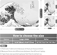 Vista 137 de Adhesivo para laptop de 12.1-15.6 pulgadas, calcomanía reutilizable universal de vinilo para laptop, protector de arte impermeable en color panal