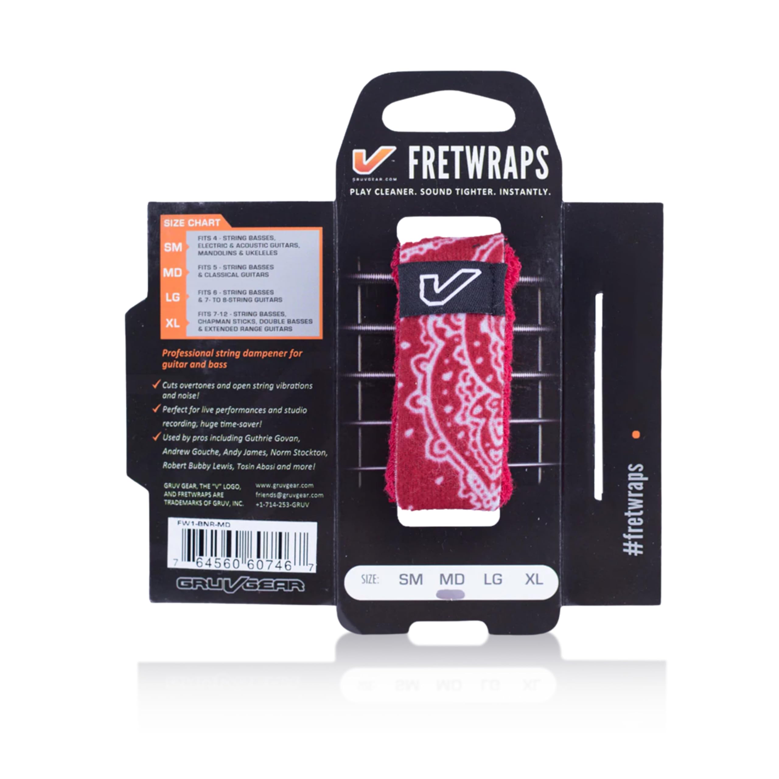Amazon | Gruv Gear グルーブギア FretWraps FW1-BNR-SM フレット