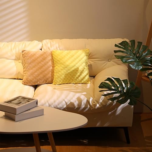 Miniatura 7 de Kigley Paquete de 2 almohadas vibratorias sensoriales para niños y adultos, masaje activado por presión, 12 x 12 pulgadas, con protuberancias de