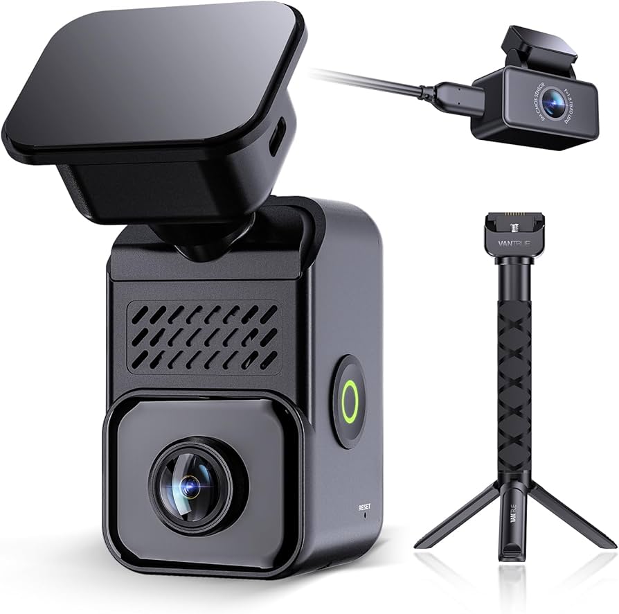 「ドラレコ」VANTRUE E360 ACE 360度カメラ+常時監視対応 Amazon.com: Vantrue E360 ACE 3 Channel WiFi Dash Cam, Dual