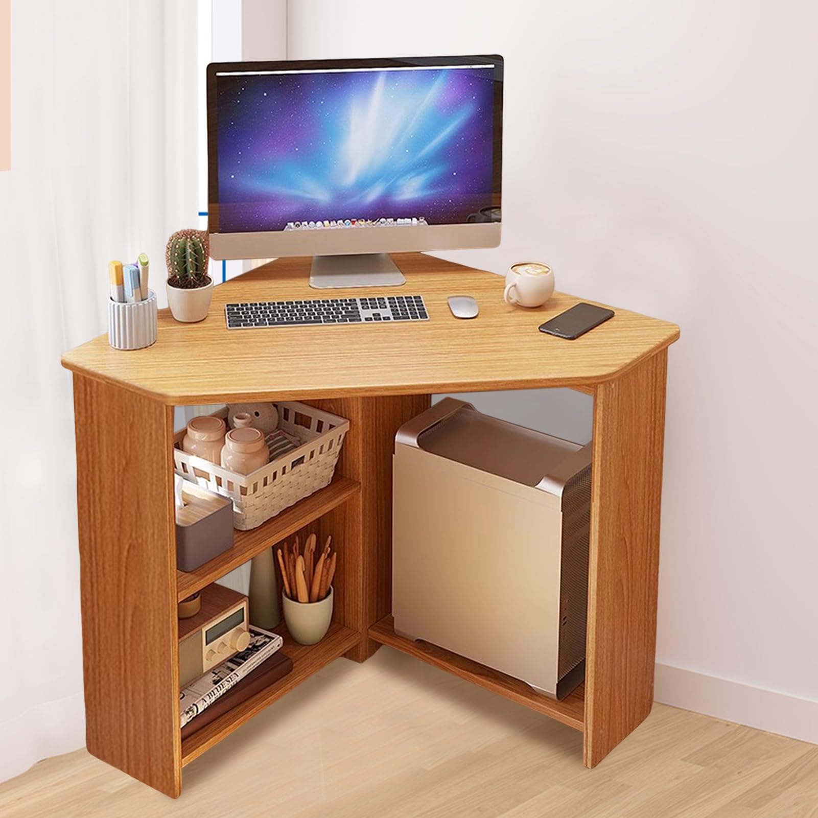 コーナーデスク　オフィス用家具 机のみ Amazon | コーナーデスク 小スペース用 ホームオフィス パソコンデスク