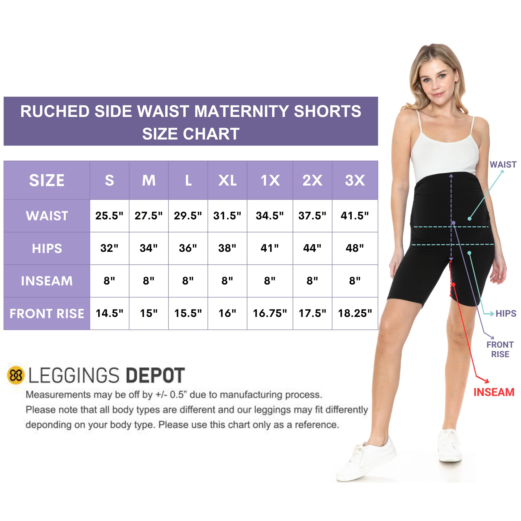 Leggings Depot Legging de maternité pour femme - Collants de yoga décontractés pour la grossesse