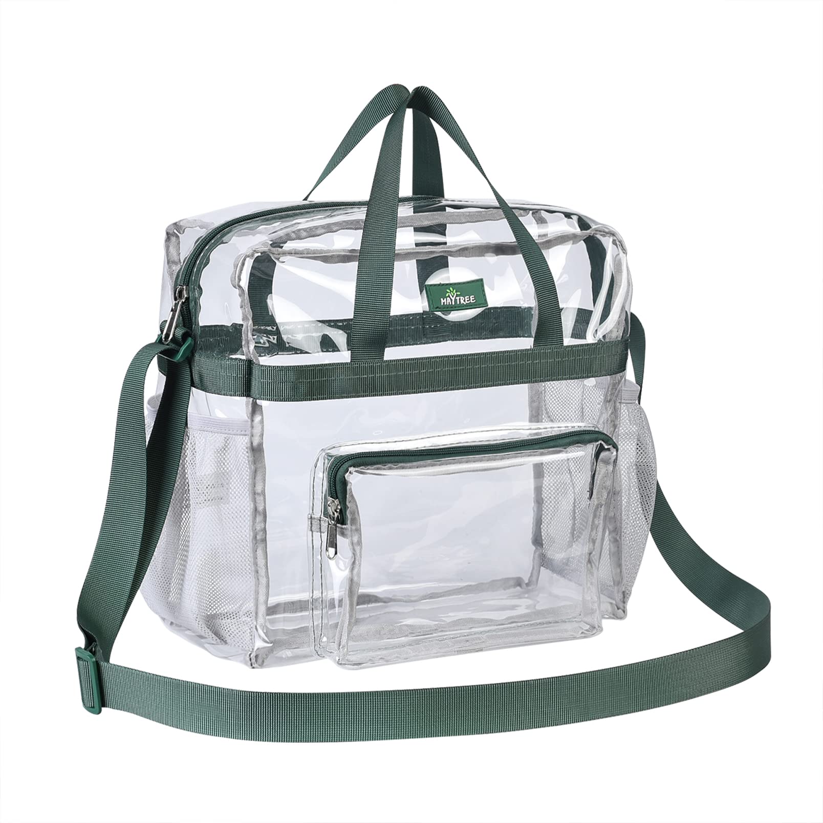 Bagenius Clear Tote Bag Stadium Approved, Game Day Satchel Bag with ‌Non-detachable Reinforced Strap for Concert, Work, Sport — view 17