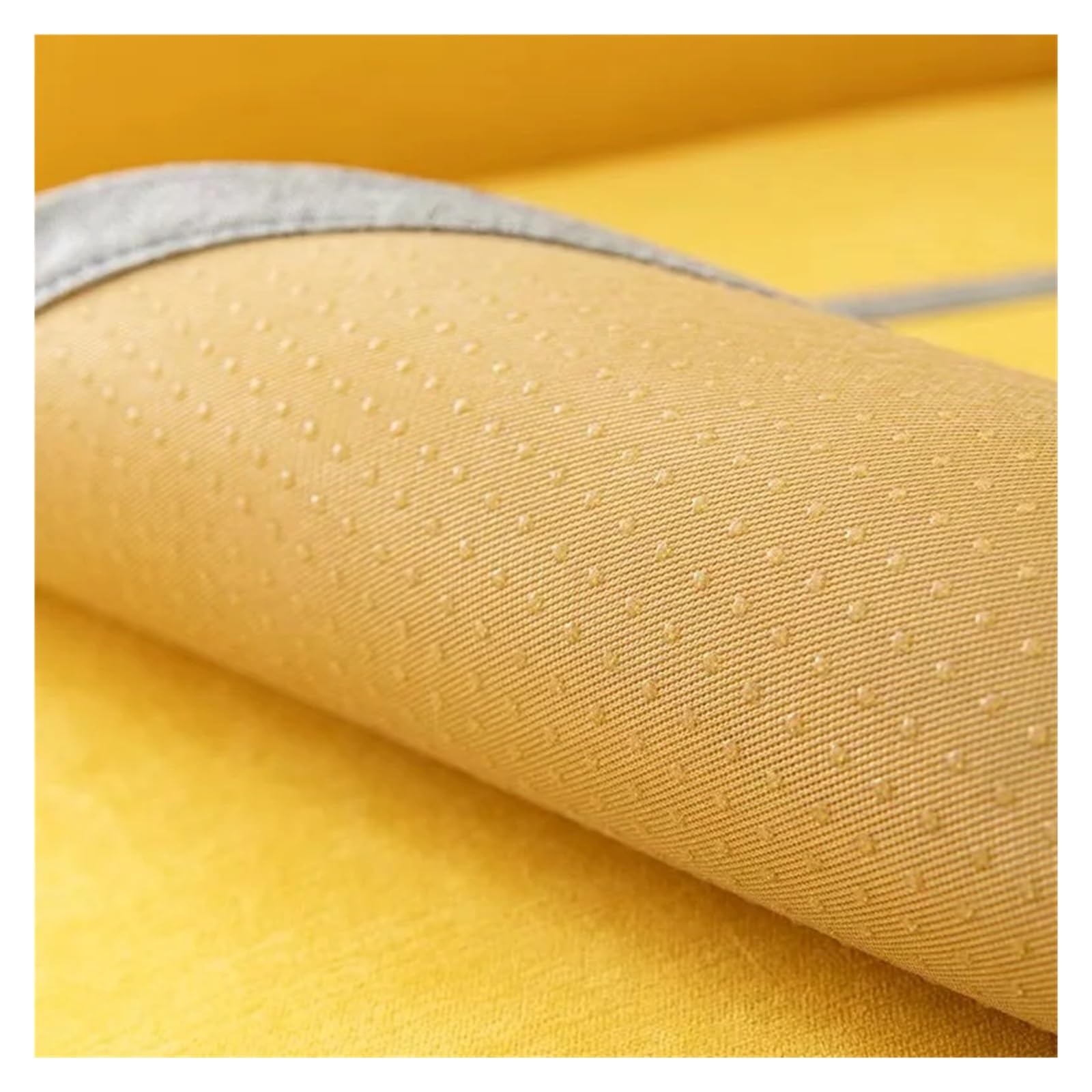 Copridivano Ciniglia Copridivano universale in morbida ciniglia ricamata, copridivano antigraffio, antiscivolo for soggiorno per il Soggiorno(Yellow,70x150cm 1pc)