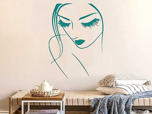 Miniatura 2 de Calcomanías de vinilo para maquillaje de pestañas, labios, ojos, para niña, mujer, salón de belleza, peluquería, spa, decoración del hogar,