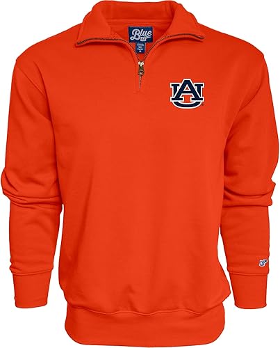 Miniatura 50 de Blue 84 Sudadera con cremallera de un cuarto para hombre de la NCAA Gris