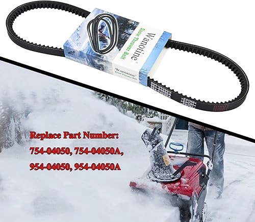 Miniatura 3 de Wanotine 954-04050A - Correa de barrena para quitanieves que reemplaza a MTD, Troy-Bilt, Craftsman, Cub Cadet, Yard Man 754-04050, 954-04050,