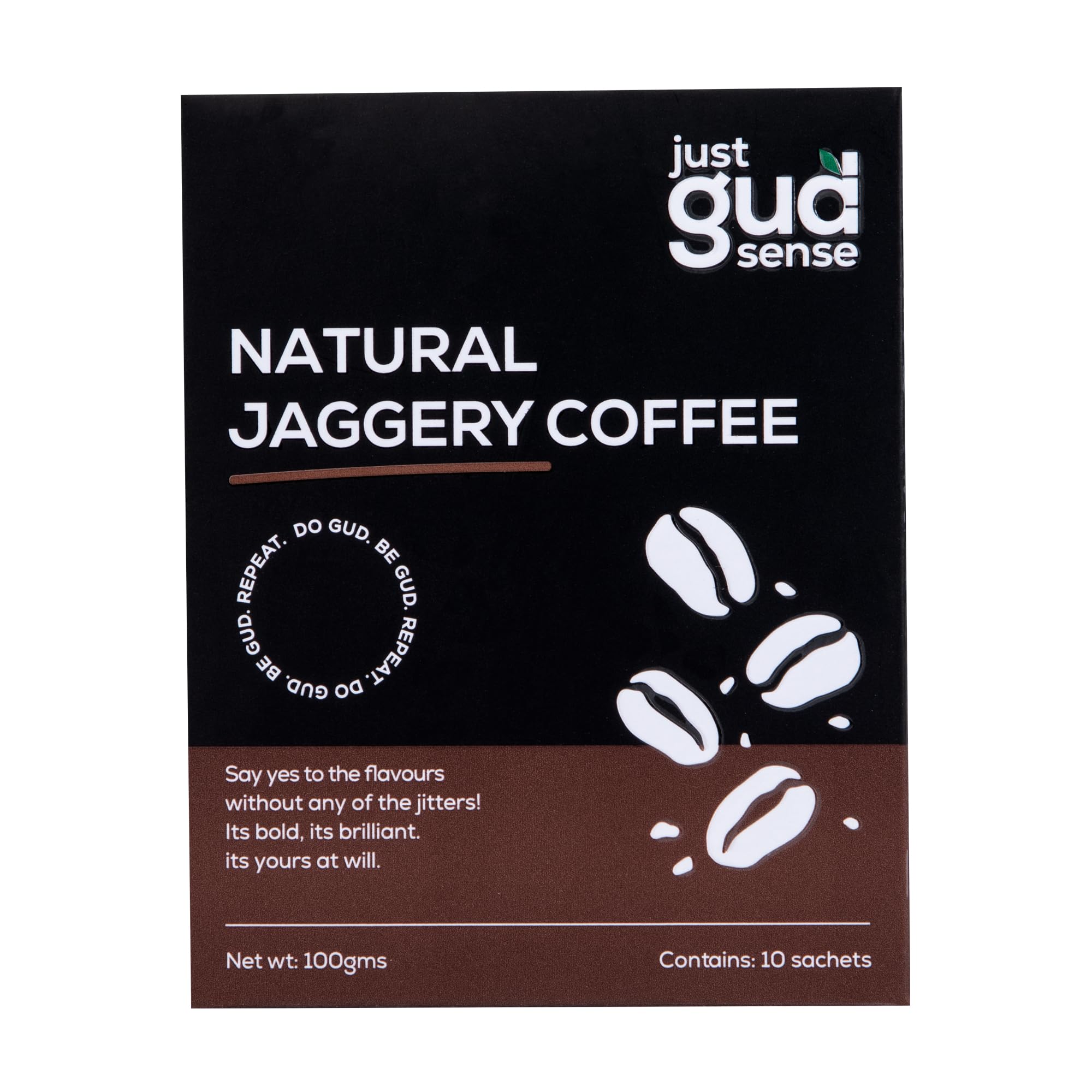 JUST GUD SENSE JAGGERY COFFEE PREMIX BOX 100G (Pack of 2)-picture-30