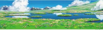 950-204 of Secret Garden of 950 Piece Studio Ghibli Background Art Series Howl