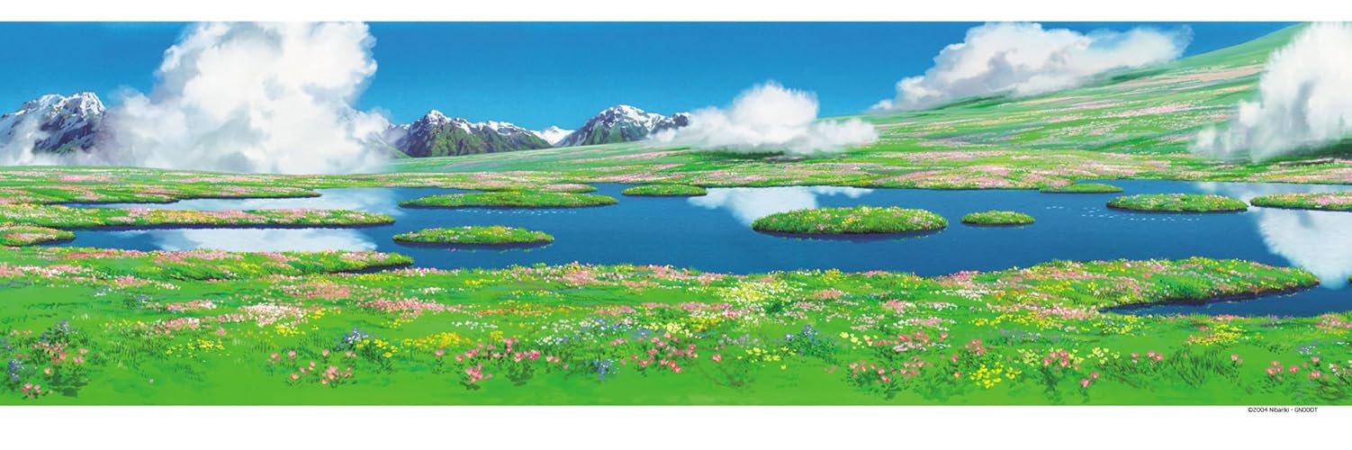 950-204 of Secret Garden of 950 Piece Studio Ghibli Background Art Series Howl - Single Item