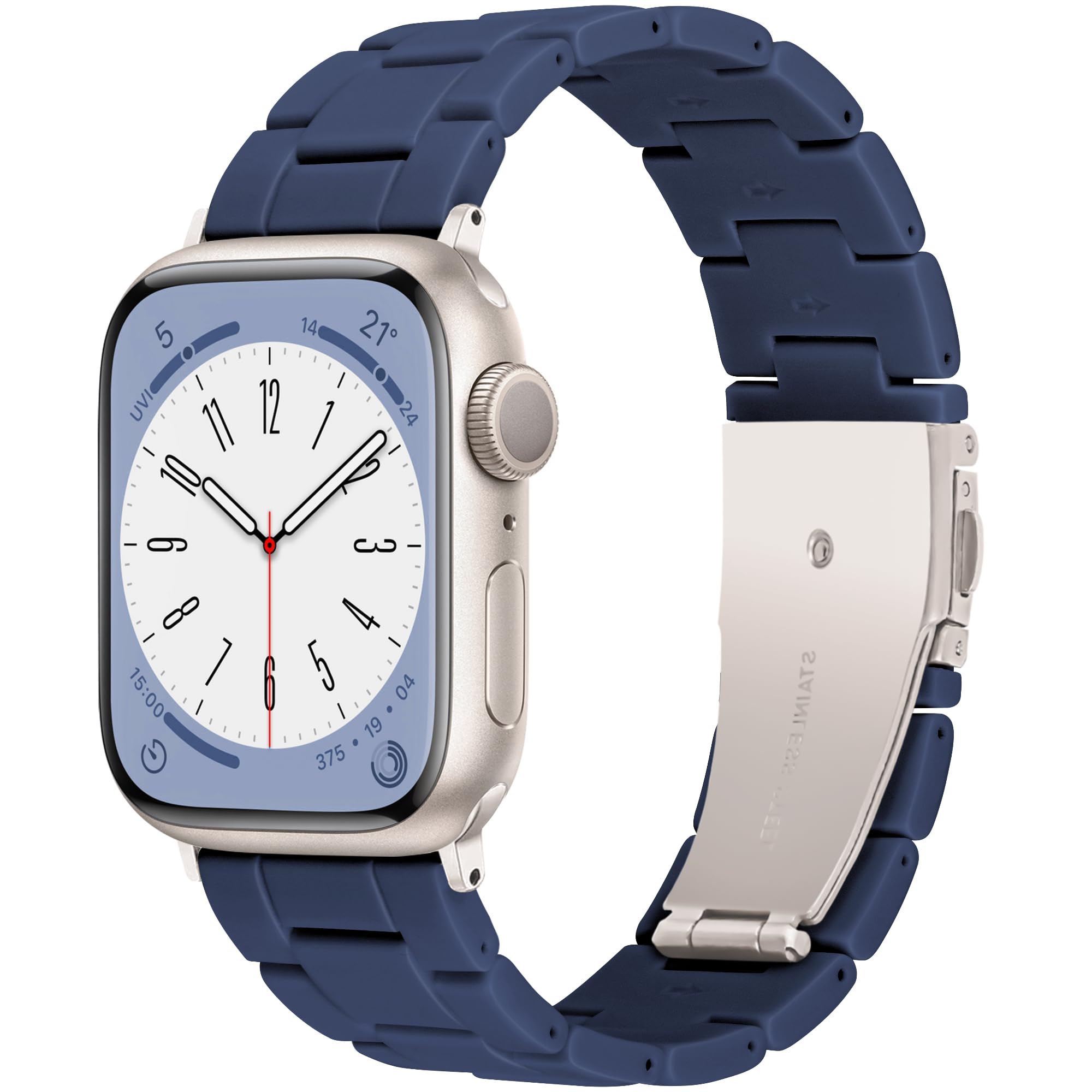 Light House Apple Watch Bands-Fashion Lightweight Resin iWatch Bands for Women Men 38mm/40mm/41mm/42mm(Series 11 10), 49mm/46mm/45mm/44mm/42mm(S 3 2 1