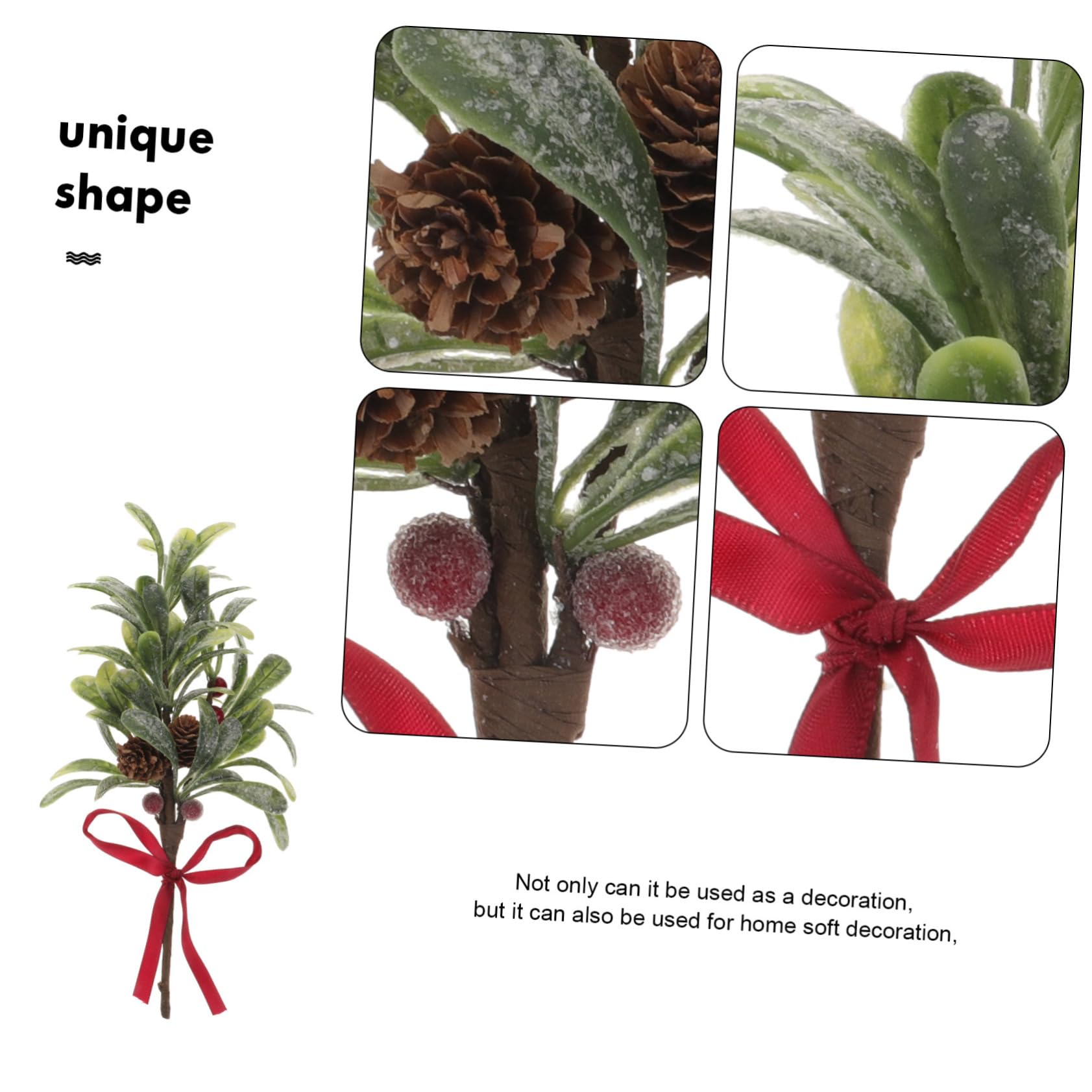 5stücke Künstlicher Weihnachtszweig Mit Roten Beeren Dekorative Xmas Vase Deko Für Festliche Anlässe Und Gemütliche Wohnatmosphäre Lange Künstliche Zweige Für Heim Und