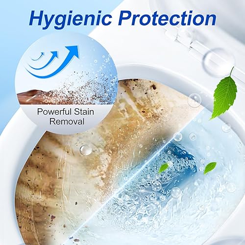 Miniatura 2 de Automatic Toilet Bowl Cleaner Tablets, Bleach.Descale & Deodorize-Tank Drop-In Tablets for Stain&Limescale Removal, Fresh Scent, Septic-Safe,