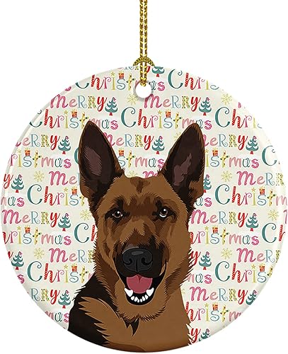 Miniatura 115 de Caroline's Treasures Adorno navideño de husky siberiano en blanco y negro #2 de cerámica para árbol de Navidad, decoración colgante para el hogar,