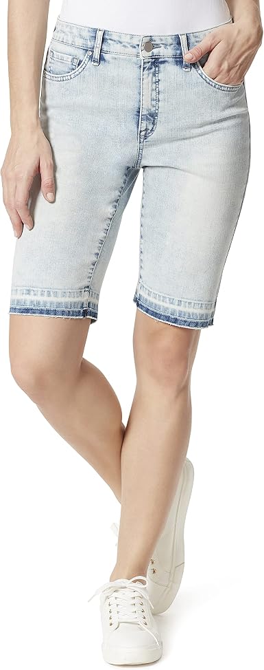 Amazon.com: FRAYED Jeans Pantalón corto de mezclilla con cinco bolsillos  para mujer : Ropa, Zapatos y Joyería