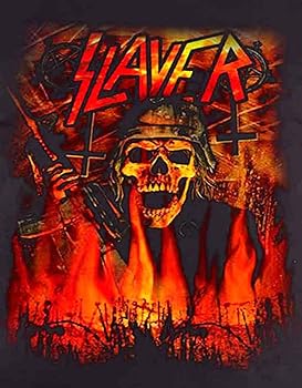 Amazon.com: Slayer T Shirt Soldier Skeleton Wehrmacht Band Logo