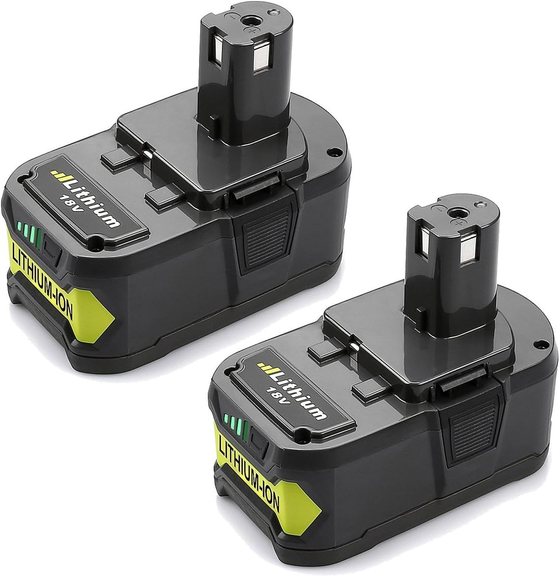 Lithium Ion Battery 18 V/5000 mAh Replaces Ryobi BPL 1815 BPS, BPP-1820 One + BPL-1820G BPL18151 BPL1820 P102 P103 P104 P107 for R18I 0 battery Compressor ZRP 813 Bid 1801 M Bid 180L Bid 1821 BIW – 180