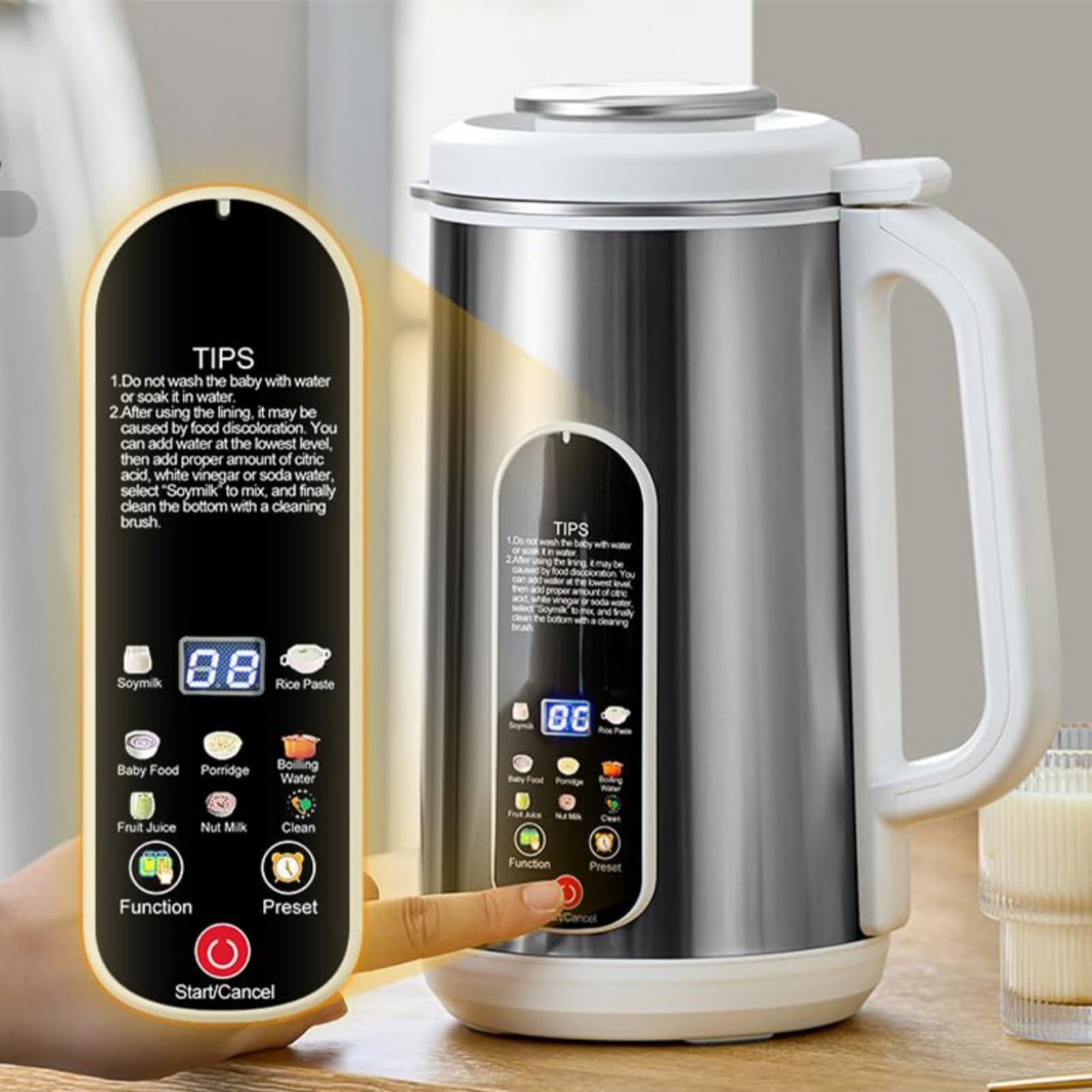 Machine Latte Vegetale, Macchina per Latte Vegetale Macchina Multifunzione Macchina per Fare Il Latte Vegetale