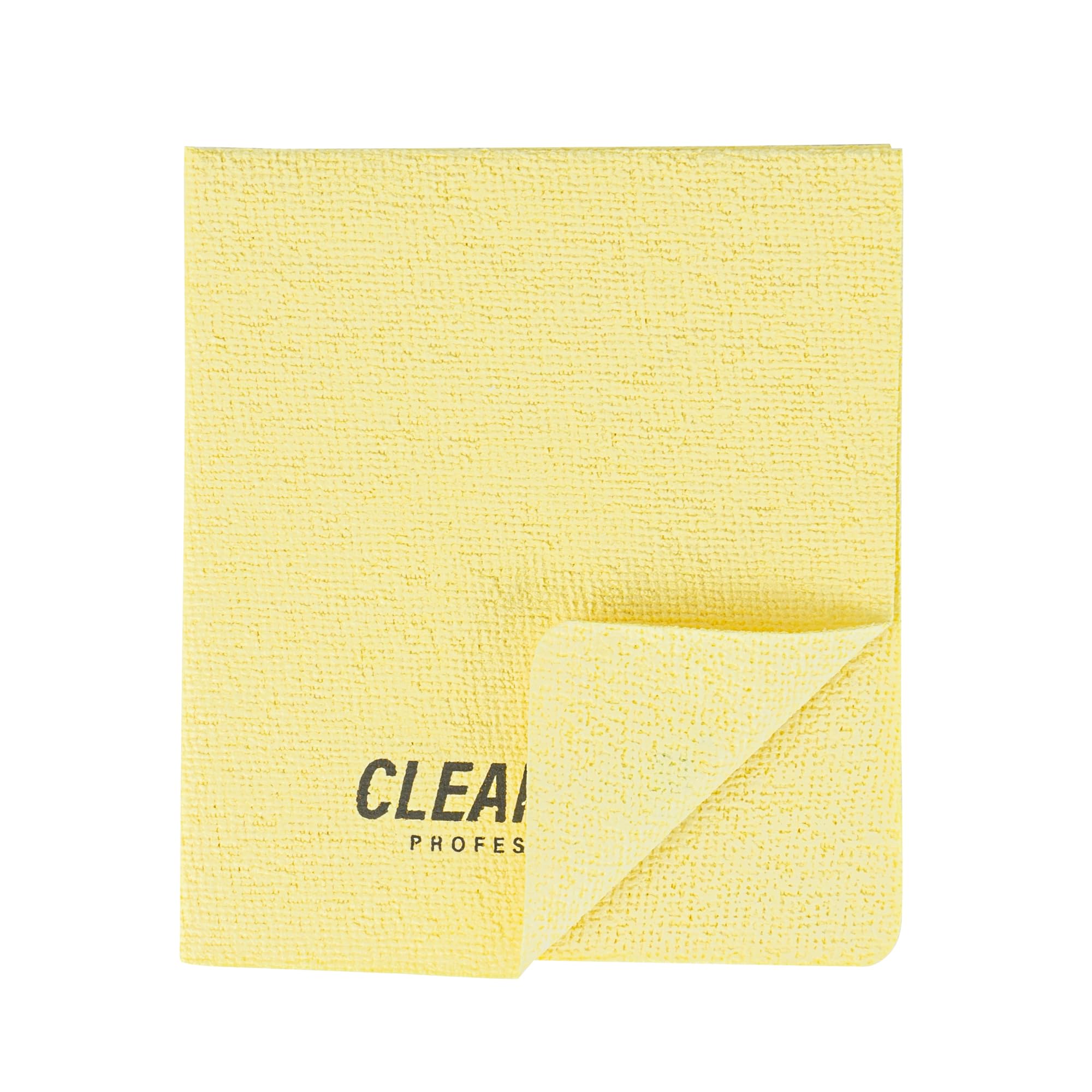 Restaurantware - Clean Tek - Paños de limpieza profesionales de 13 x 15 pulgadas, 100 toallas de tela reutilizables, lavables a máquina, absorbentes, trapos de limpieza de microfibra PVA amarillo,