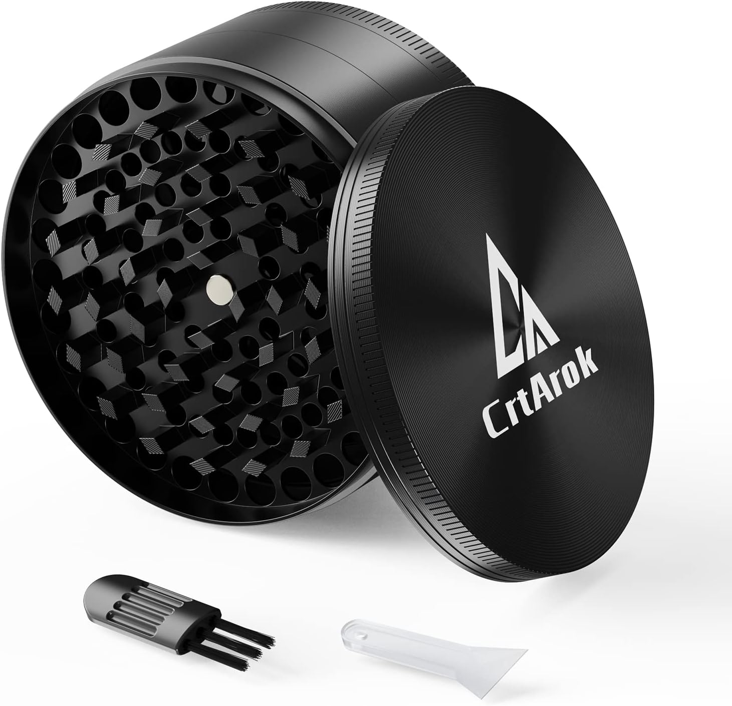 Spice Grinder, Large 3.0 Inch, Black