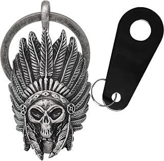 Dream Apparel Motorcycle Angel Bell with Hanger, Ride Riding Bell Accessory