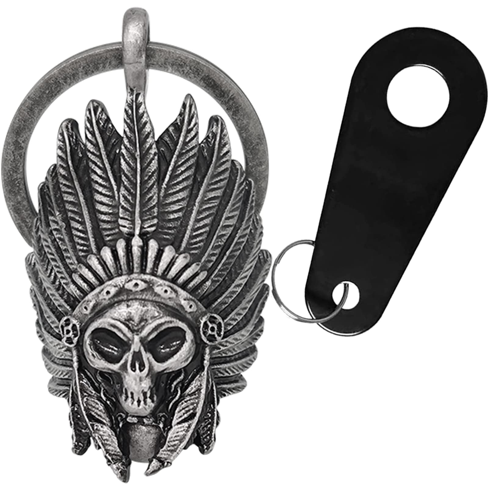 Dream ApparelMotorcycle Bell Guardian Angel Drive Away Gremlin, Biker Bell for Men Women Rider Riding, Good Luck Gift