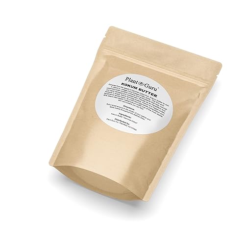 Miniatura 3 de Mantequilla Kokum cruda de 1 libra 100% pura natural, ideal para hidratar piel, cuerpo y cabello, cremas de bricolaje, bálsamos, lociones y