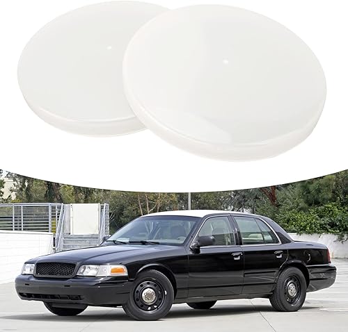Miniatura 5 de Lente de cúpula redonda, 2 lentes de cubierta de luz de cúpula de ticket de 5 pulgadas 77570 de repuesto para CROWN VICTORIA 19982011