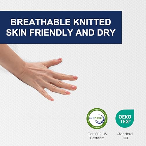 Miniatura 5 de FDW Colchón de espuma viscoelástica de gel refrescante de carbón de bambú de 5 pulgadas, colchón de cama transpirable, alivio de presión,