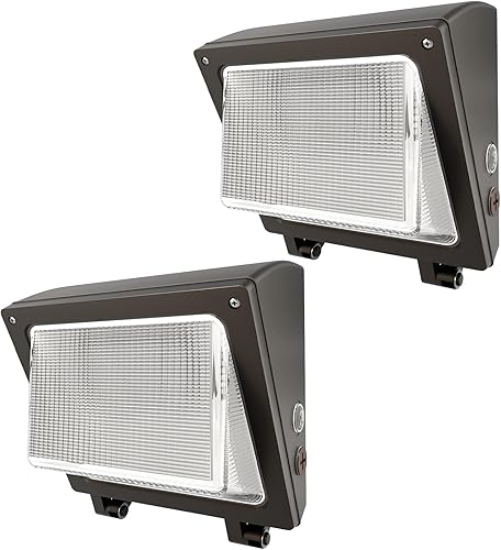 Miniatura 13 de Paquete de Luces LED de Pared 8 Unidades 75/65/50W con Sensor de Anochecer a Amanecer, 11250 LM 6000/5000/4000K Iluminación LED de Seguridad tipo