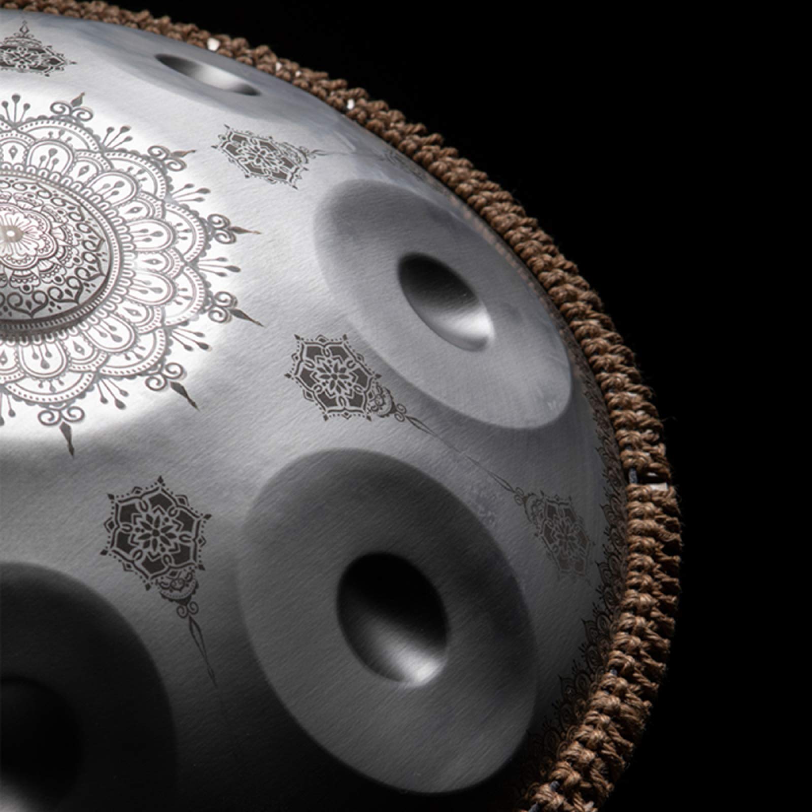 Handpan, 9 Notes Zungentrommel, Professional Hand Tuning, Easy to Carry and Clean, With Backpack, Stand Hang Drum for Professional Audio Production Yoga-Meditation