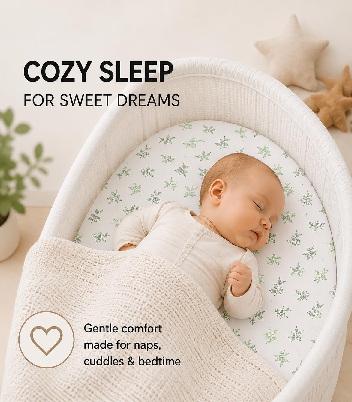 Juego de sábanas de muselina para bebé para niños y niñas, paquete de 3 unidades, funda de cama ajustable universal de algodón orgánico para colchón ovalado, reloj de arena y rectangular, sábanas