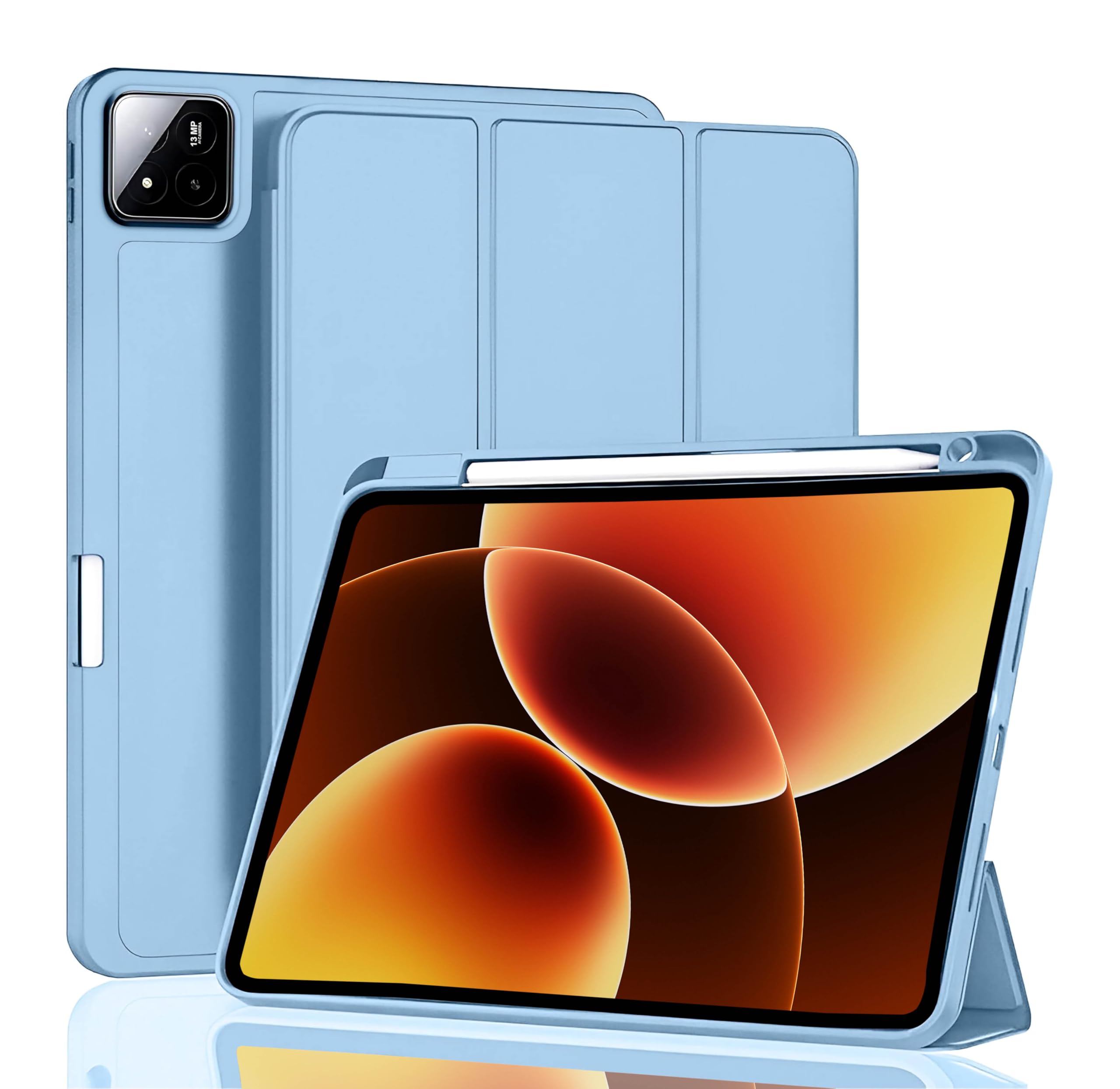 ProElite Cover for Xiaomi Mi Pad 8/Pad 8 Pro 11.2 inch Cover, Soft Flexible Flip Case Cover with Pen Holder for Xiaomi Mi Pad 8/Pad 8 Pro 11.2 inch, Support Auto Sleep Wake, [Recoil Series] - Black — Amazon image 12