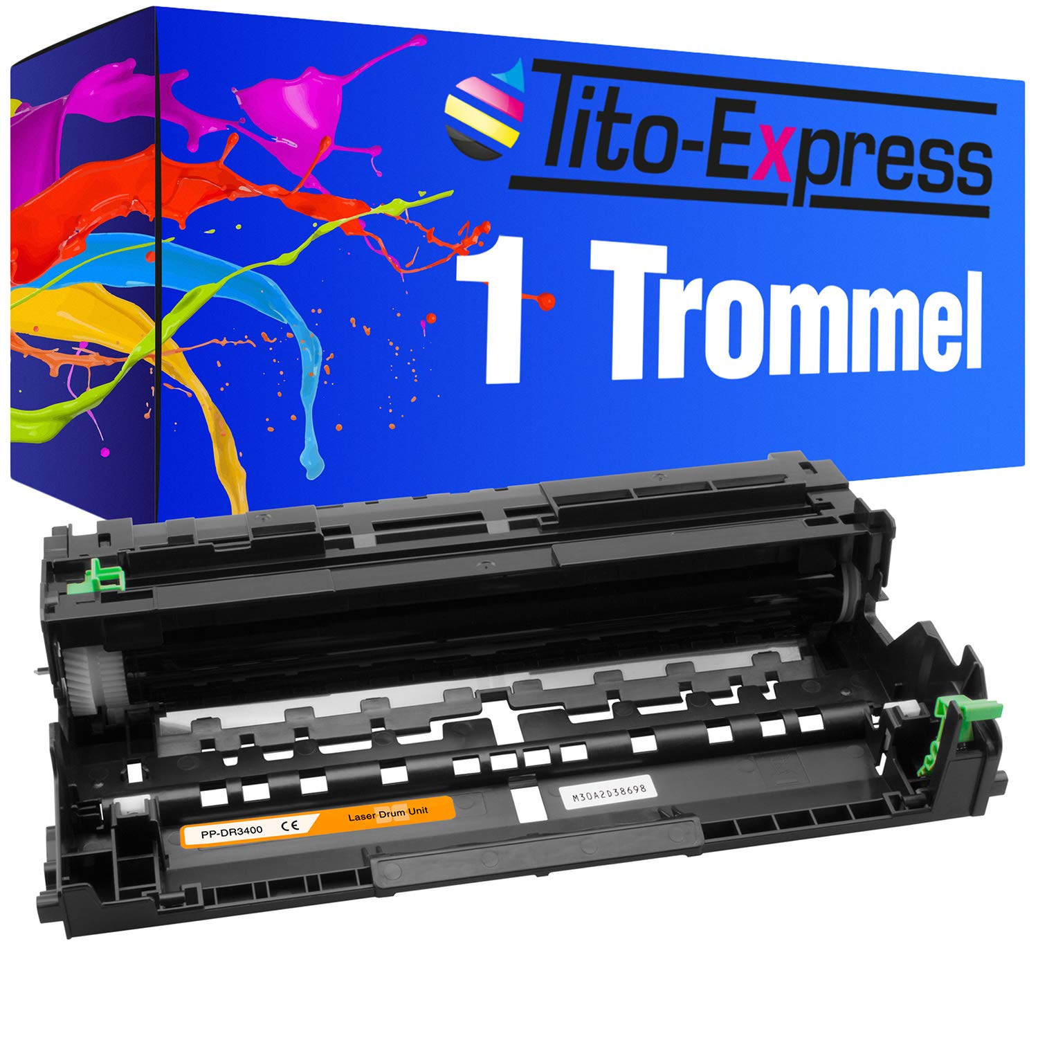 Tito-Express PlatinumSerie 1 Drum for Brother DR-3400 L5500DN L6600DW L5000D L5100DN L5100DNT L5100DNT L5200DW L6200DN L6300DW L6400DW L6400DWTT L5700DN L5750DW L6800DW L6800DWT L6900DW