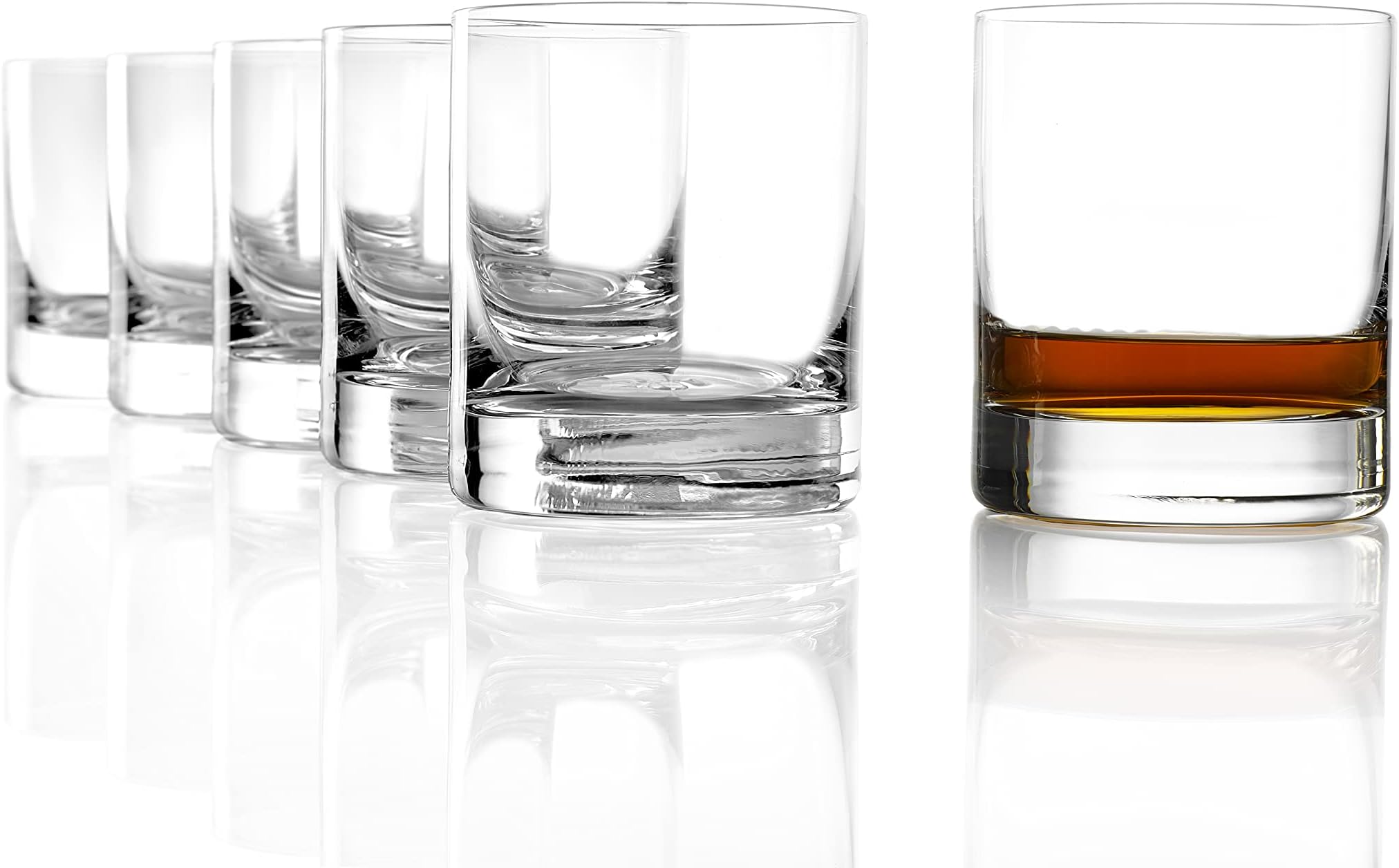 Stolzle New York Bar Double Old Fashioned Whiskey Glasses