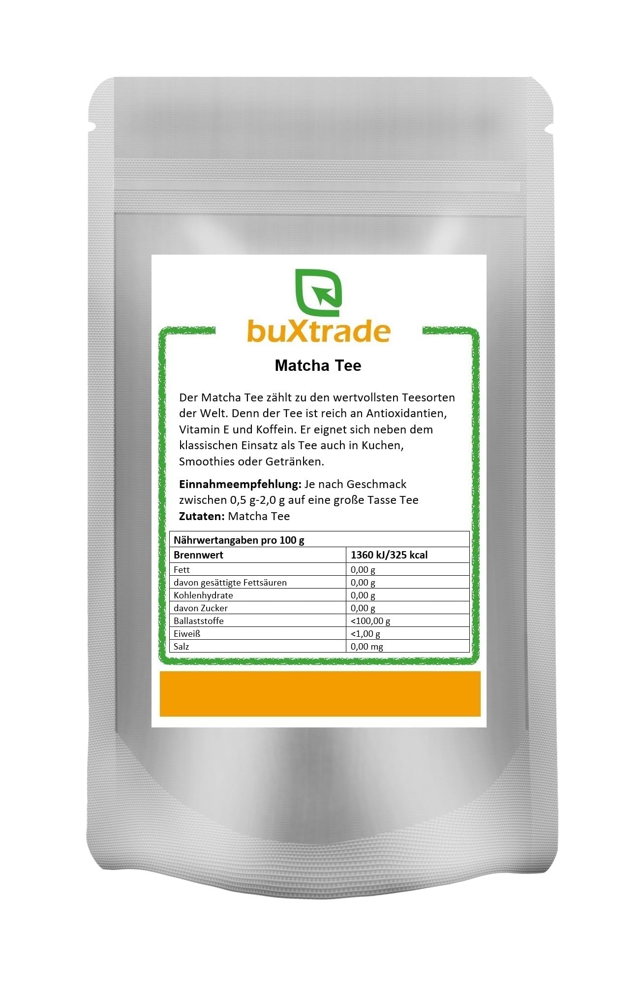 10 x 500 g Matcha Pulver | Grüner Matcha | Grün | Green | gemahlen | Pulver | 5 kg