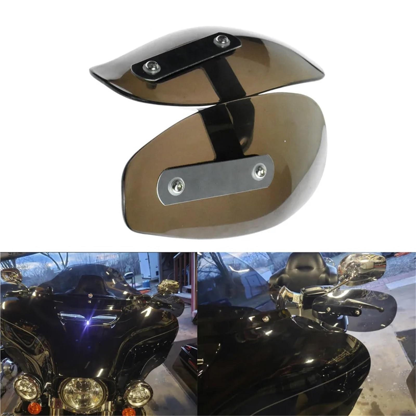 osłony kierownicy Pasuje do Harley Touring Dyna Softail Sportster Road King Chopper Cruiser Osłona dłoni Deflektor zimnego wiatru