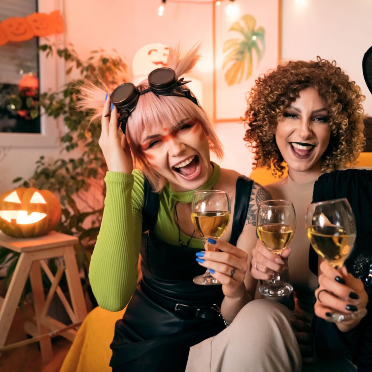 Vintage Steampunk Glasses Custom Protective Glasses Accessories for Cosplay Party Steampunk Theme Events Hat Ornaments (Copper Red)